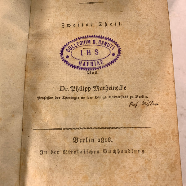 Geschichte der teutschen Reformation, antikvarisk tysk bog, fra 1816.