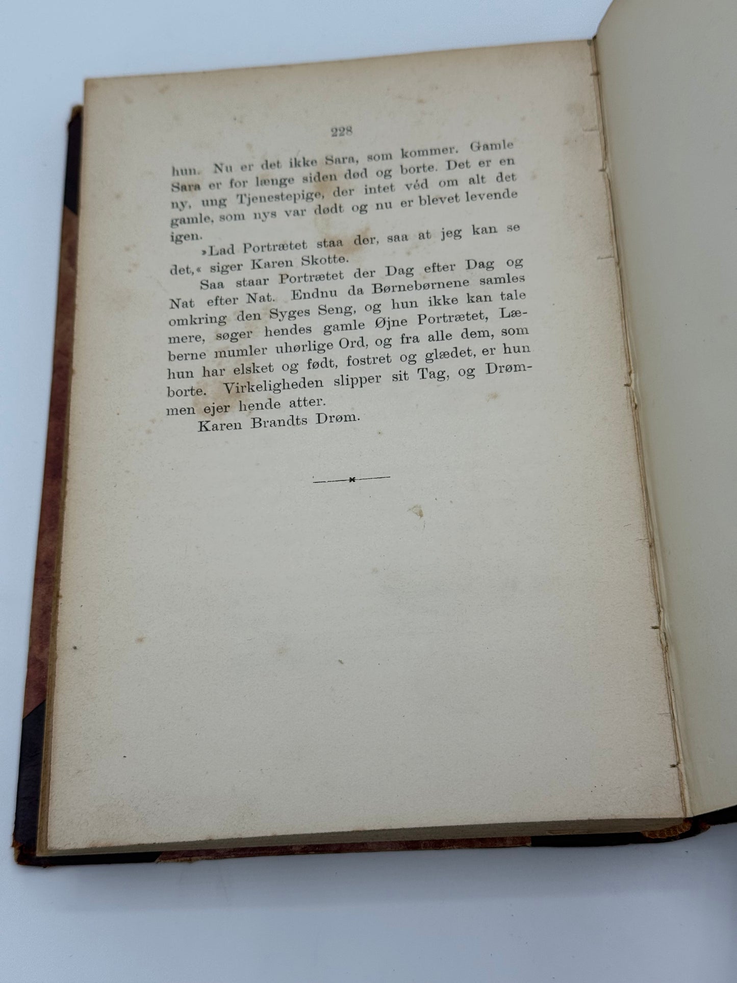 Karen Brandts Drøm. Af GUSTAF AF GEIJERSTAM. Antikvarisk dansk bog. 1. Udgave. 1. Oplag. Fra 1905