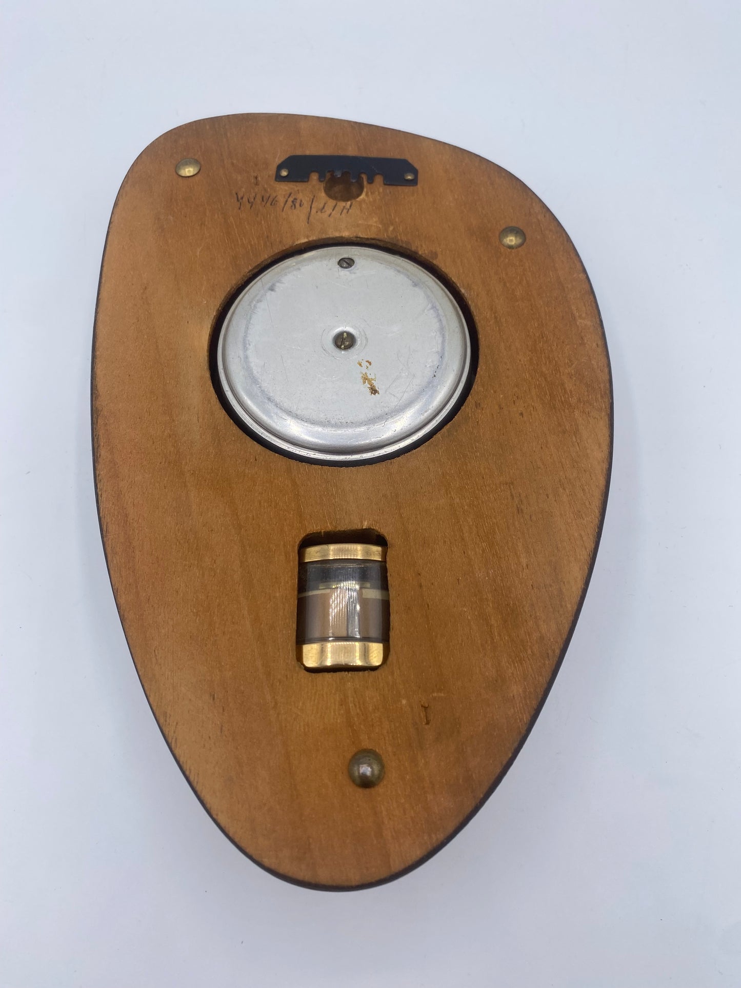 Art Deco Genia Barometer med Thermometer. Danmark. Start/midt 20. Årh