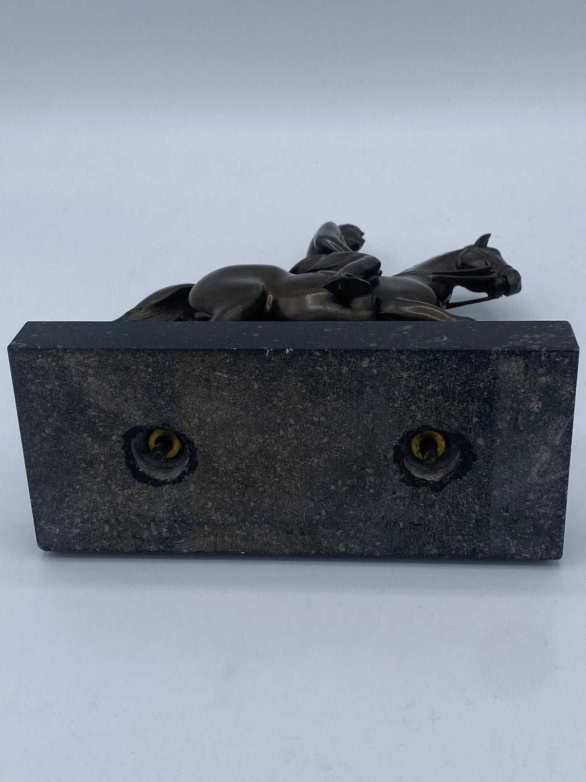 Johan G.C. Galster (born 1910-1997) Christian d. 10. til hest. Bronze. Denmark. Mid. 20. century