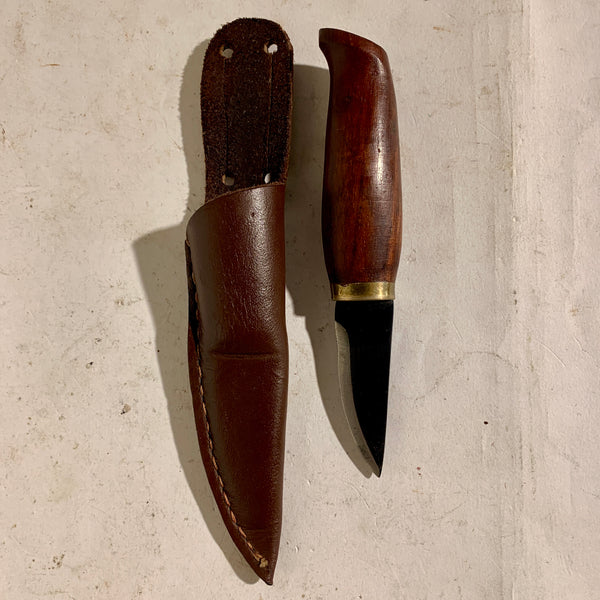 Vintage håndlavet kniv, fra slut 1900 tallet