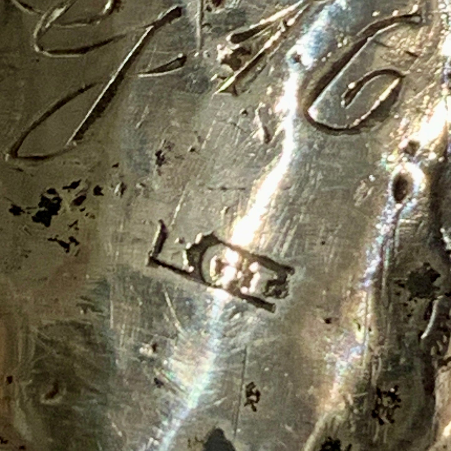 Kaj Georg Lendahi (1922-1967) silver-plated manila cane. From the 1930s.