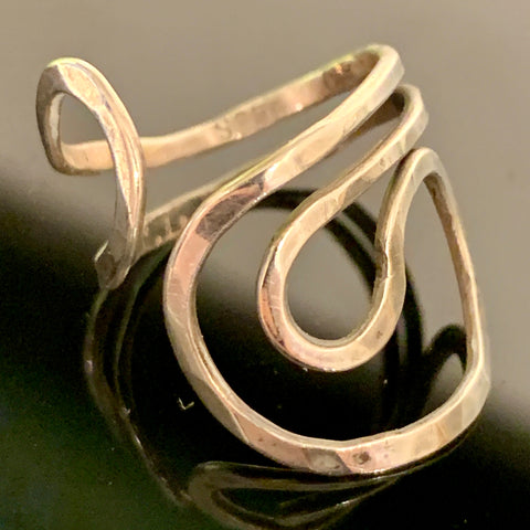 Takao Takimoto Cosmo (1982-?) Modernistisk sterling sølv ring