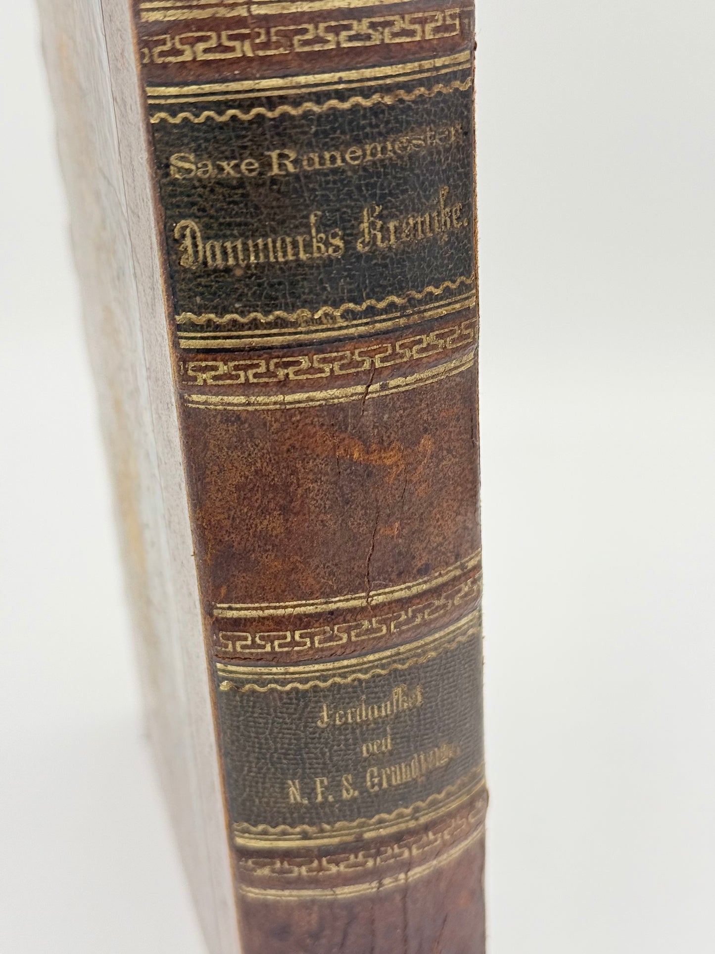 Danmarks Krønike. Af Saxe Runemester, Antikvarisk dansk bog. 3. Udgave. Fra 1873