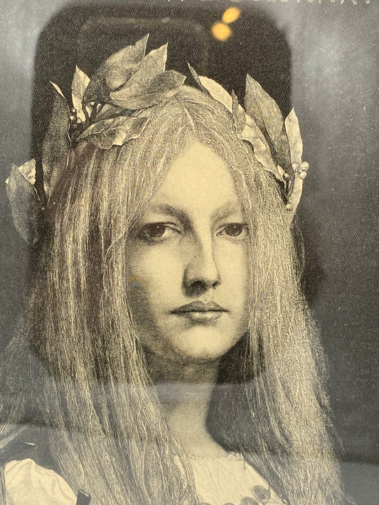 Vittoria Colonna. Antik dansk træsnitsgravering. Fra 1895