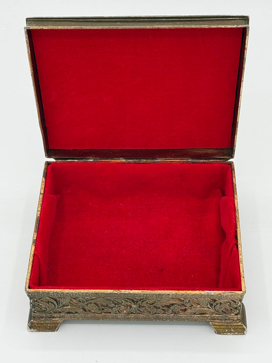 Antik fransk bijoux smykkeskrin. Start 20.Århundrede