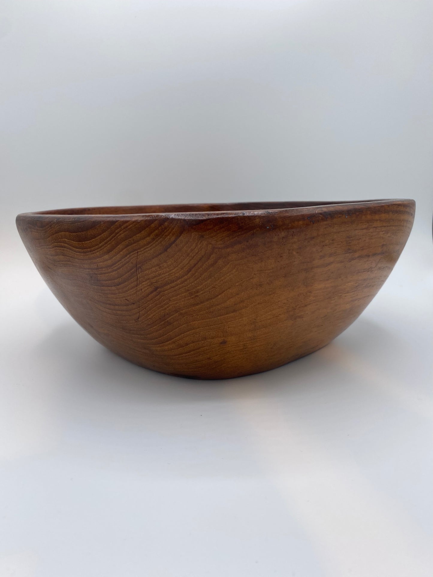 Vintage dansk design teaktræ salatskål. Fra 1960-70'erne