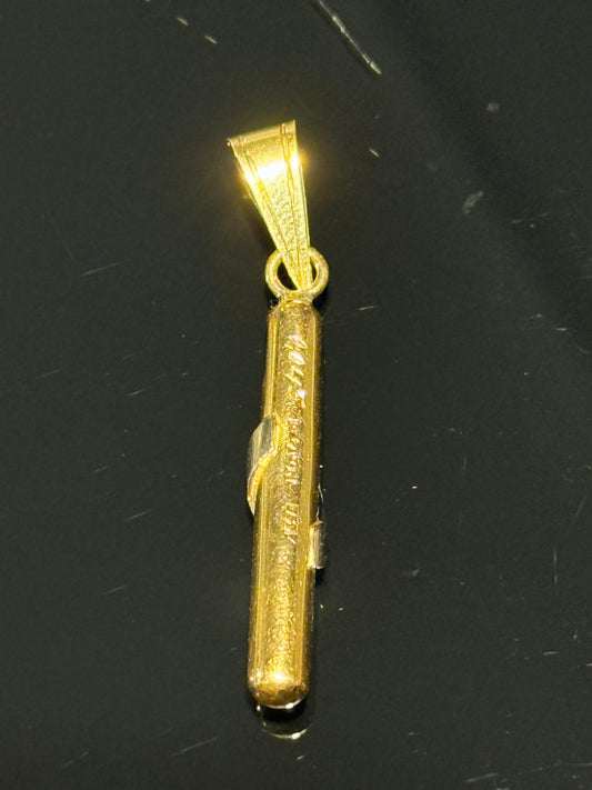 Vintage 18K. guld vedhæng med brillianter. Sverige, 1960-80érne