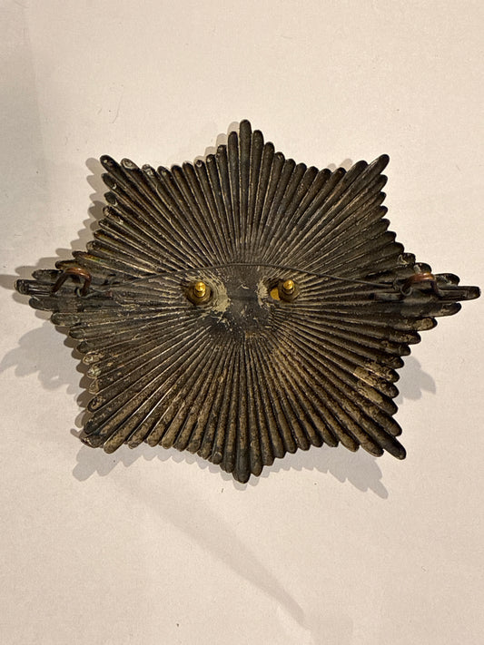 Sol fra dansk kgl. Livgarde bjørneskindshue