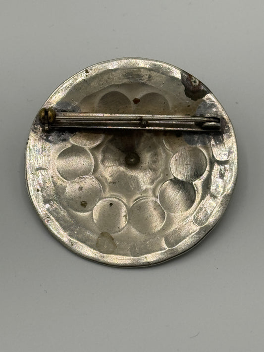 Dansk viking broche i tin. Fra midt/slut 20.Årh