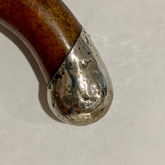 Kaj Georg Lendahi (1922-1967) silver-plated manila cane. From the 1930s.