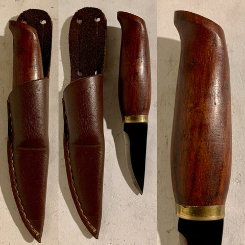 Vintage håndlavet kniv, fra slut 1900 tallet