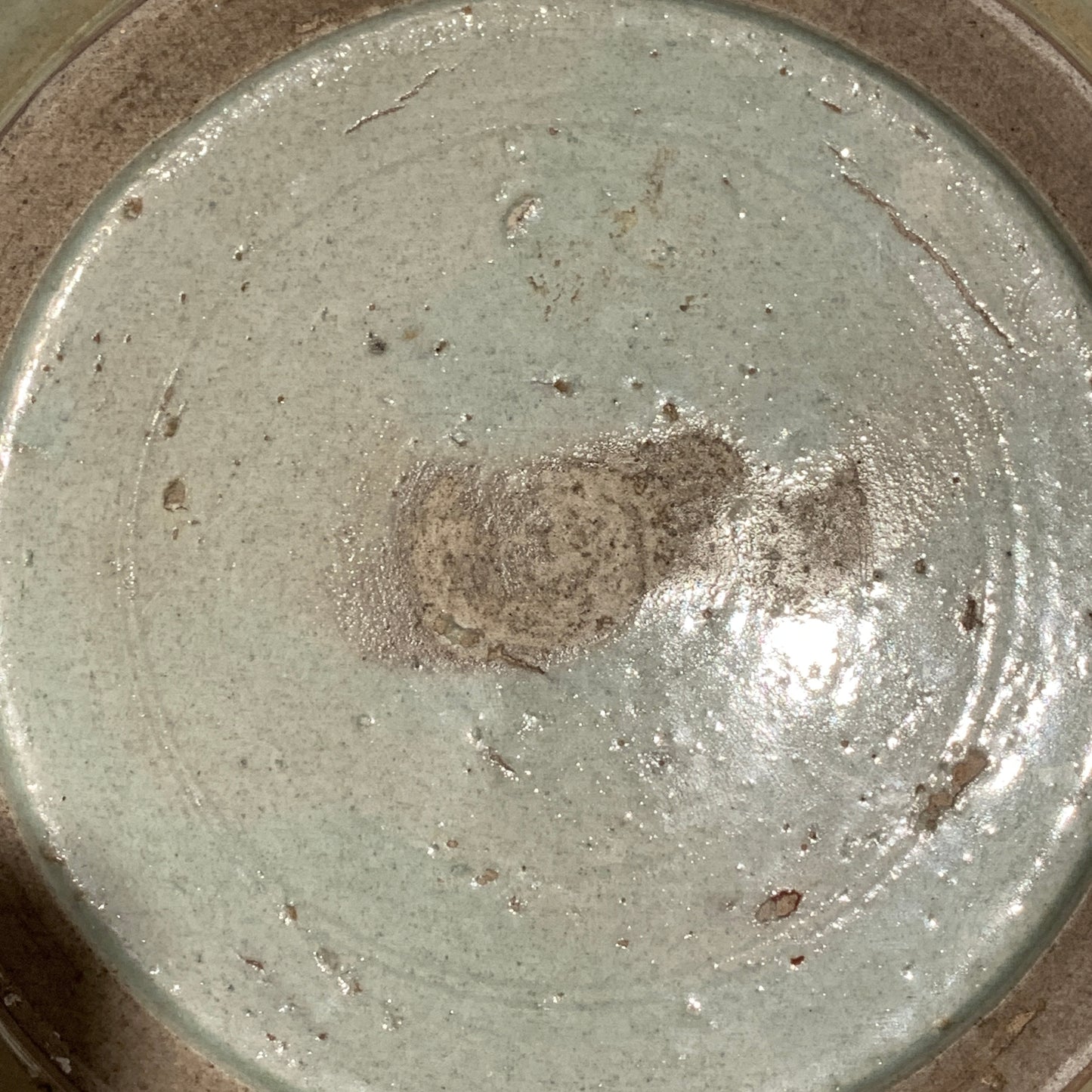 Chinese celadon dish, late Ming to early Qing dynasty (mid 17th-mid 18th century.)