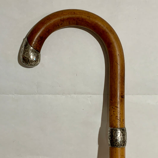 S.Kaas Vestertjele (1914-1937) silver-plated manila cane. From the 1920s-30s.