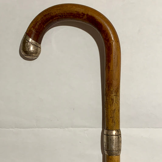 Kaj Georg Lendahi (1922-1967) silver-plated manila cane. From 1935.