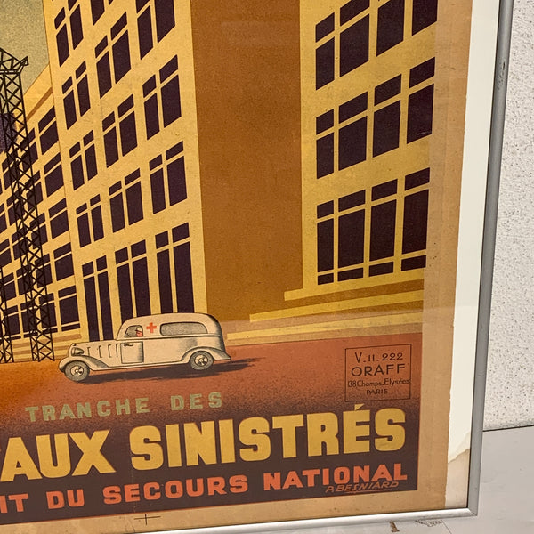 Fransk P.Besniard “Loterie Nationale”plakat, fra 1943.