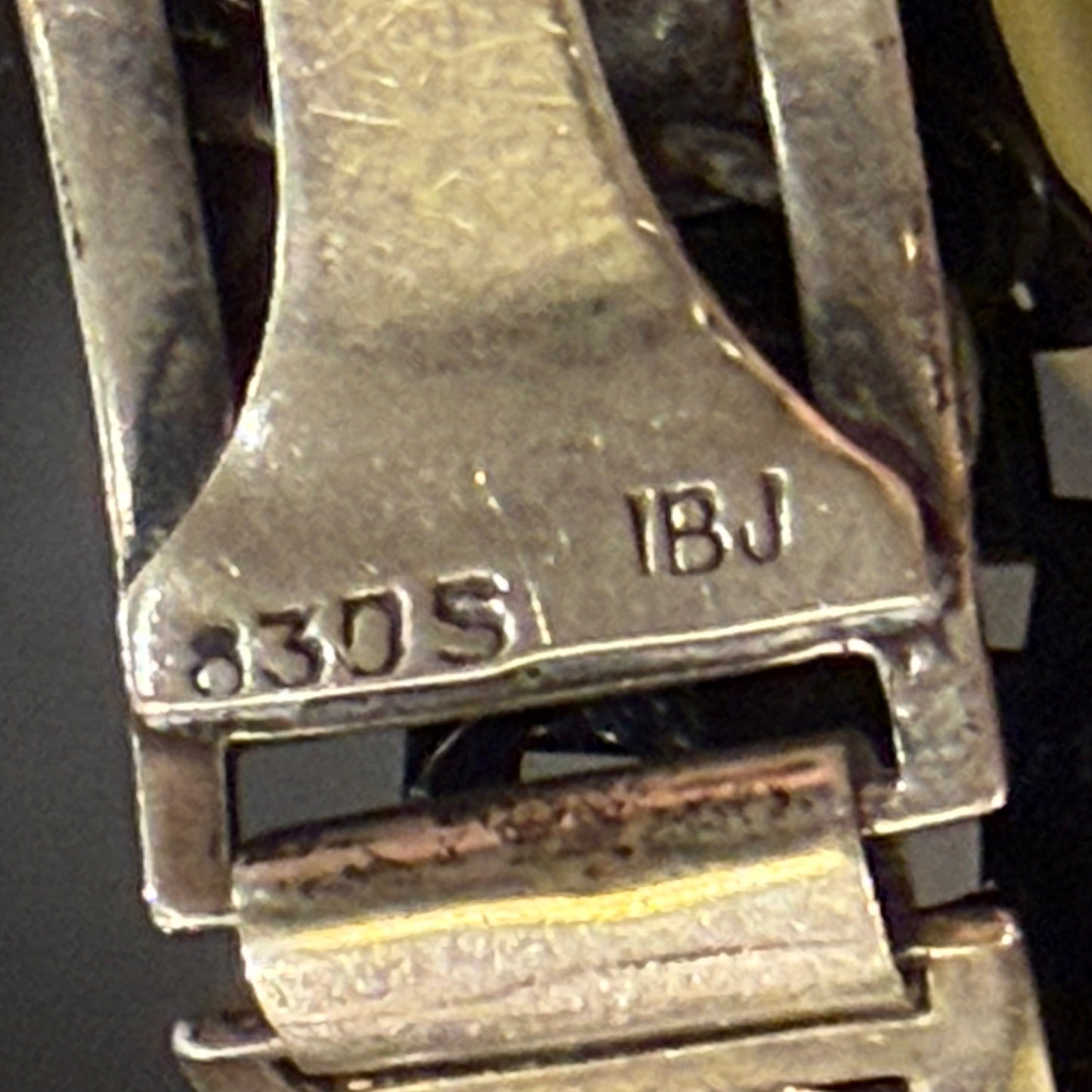 Antique Danish fine silver bracelet, from the early 1900s.
