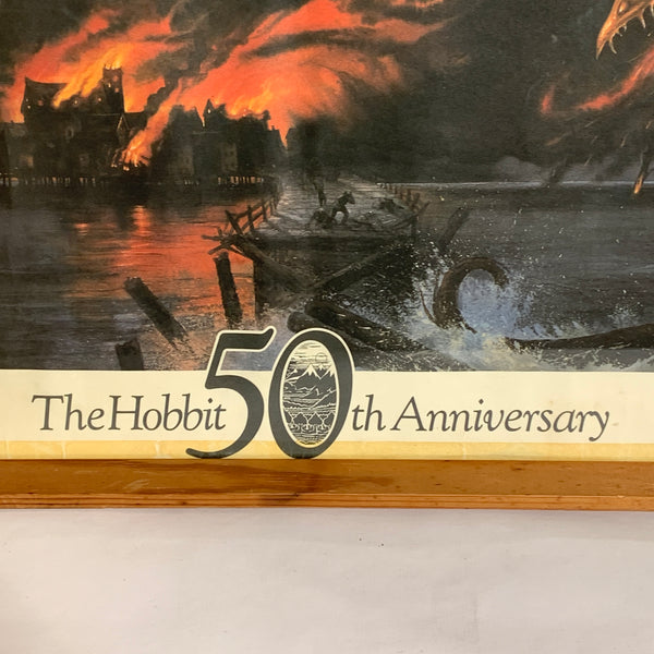 Tolkien, The Hobbit 50th Anniversary plakat. Sjælden engelsk plakat. Fra 1987.