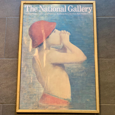 National Gallery Georges-Pierre Seurat udstillings plakat, fra 1970érne.