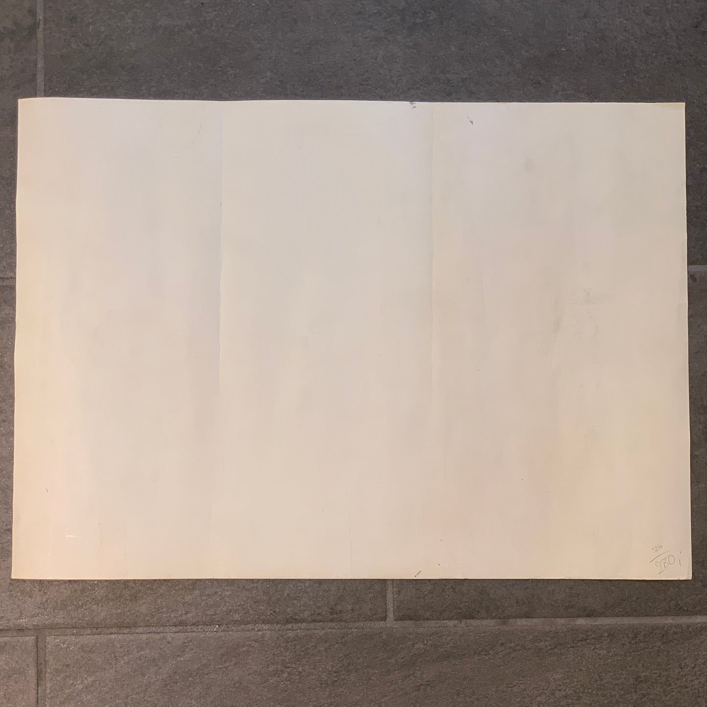 Vintage tysk Rolling Stones tour promo plakat, fra 1982.