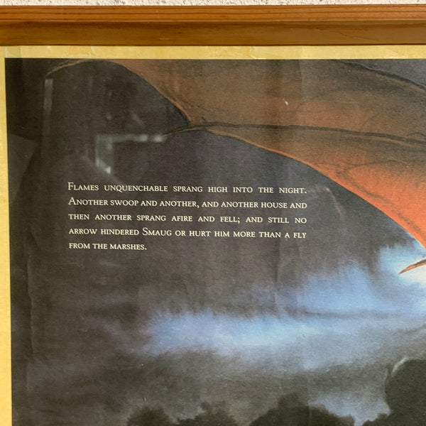 Tolkien, The Hobbit 50th Anniversary plakat. Sjælden engelsk plakat. Fra 1987.