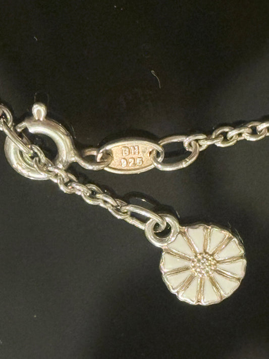 Bernhard Hertz Daisy Marguerit sterling sølv armbånd.