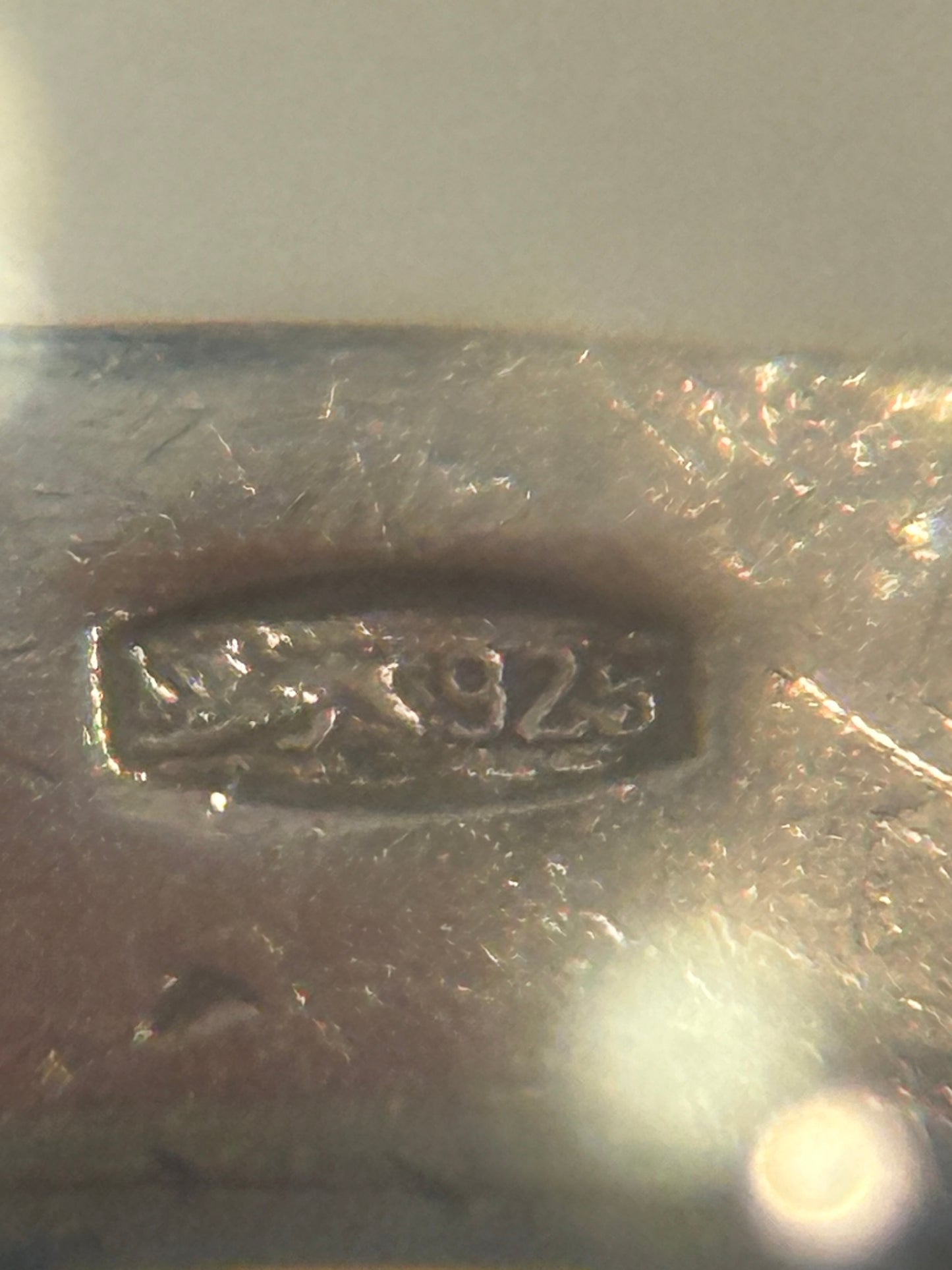 Antik Art deco sterling sølv signet herre ring. Estland. Fra 1920-39