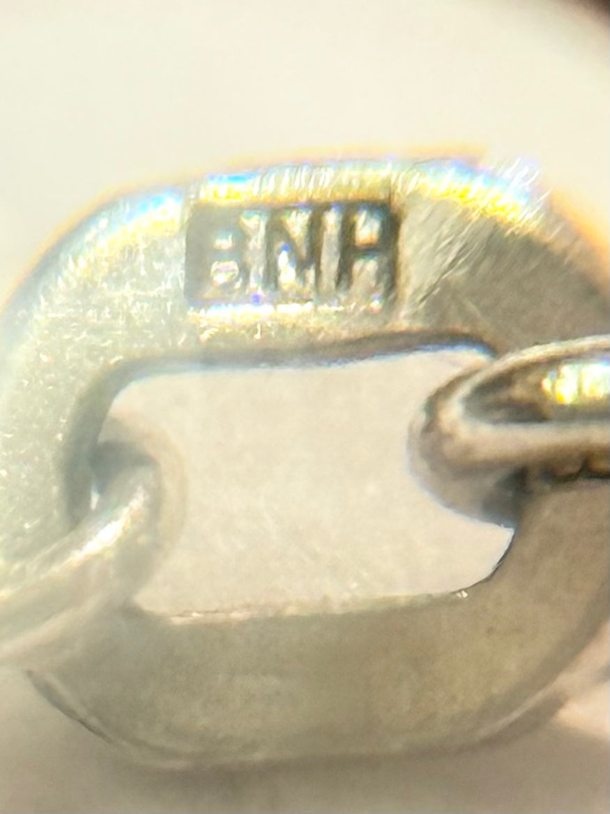 Vintage Venezia sterling sølv halskæde. 60 cm. Fra slut 1900 tallet