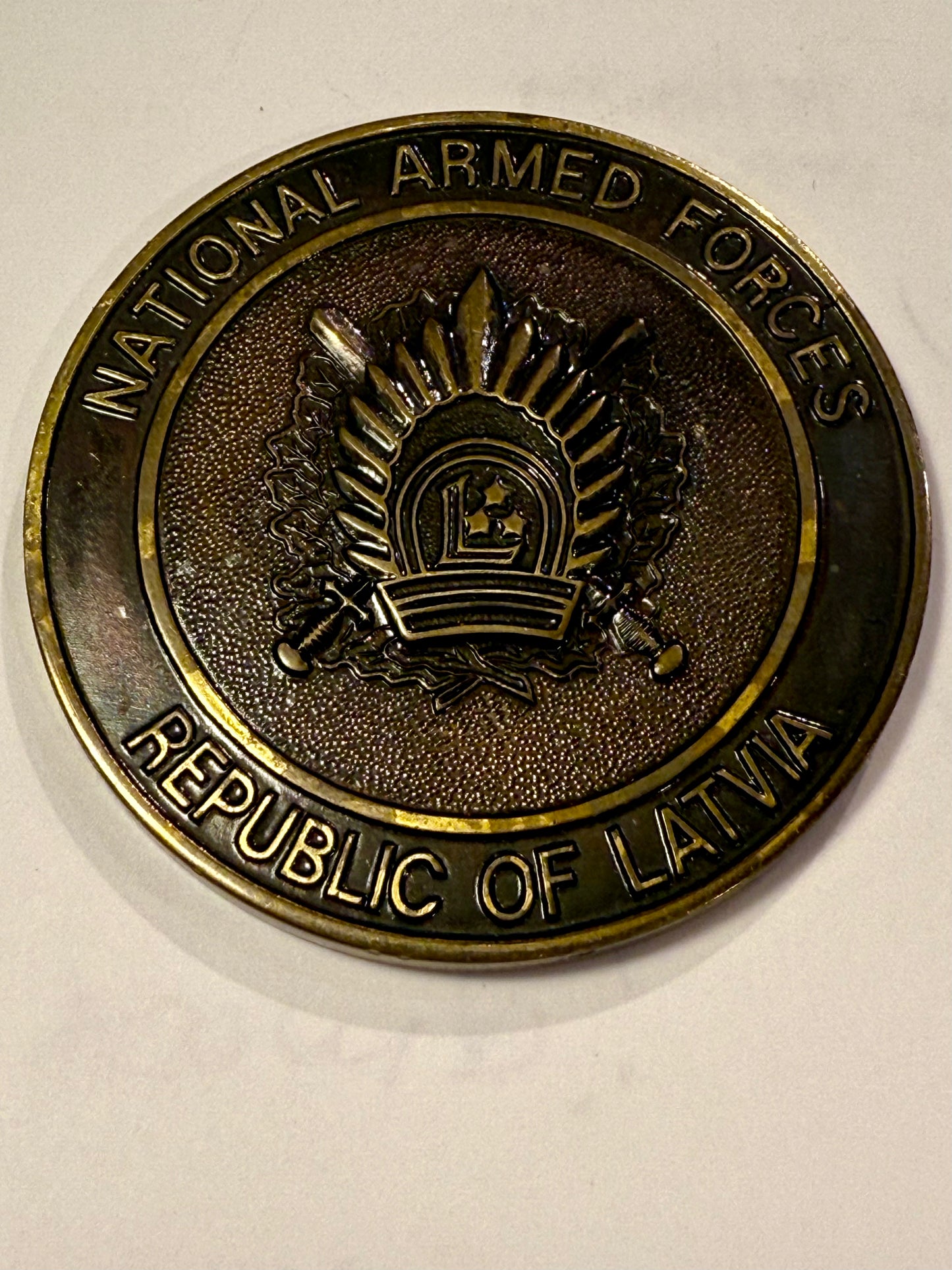 Commander's Coin. Chief of defense, LATVIA.