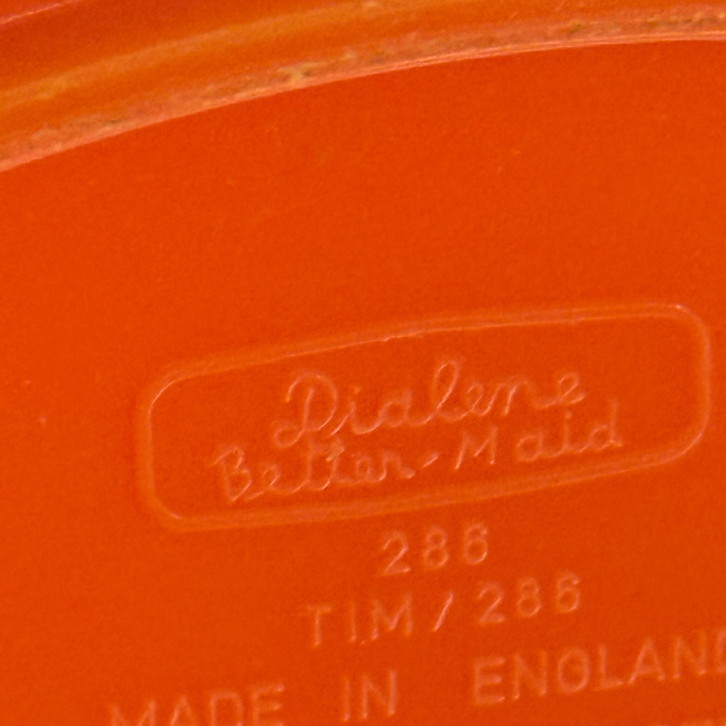Vintage Dialene "Better Maid" serveringstårn i orange plast