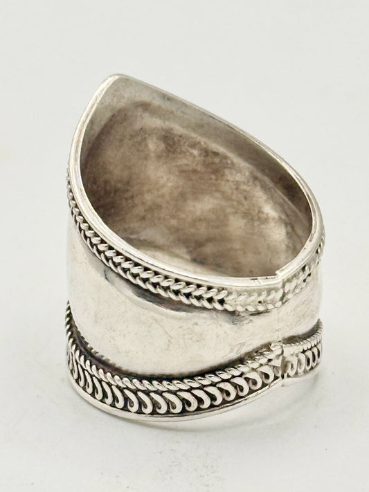 Vintage ornamenteret Sterlingsølv ring