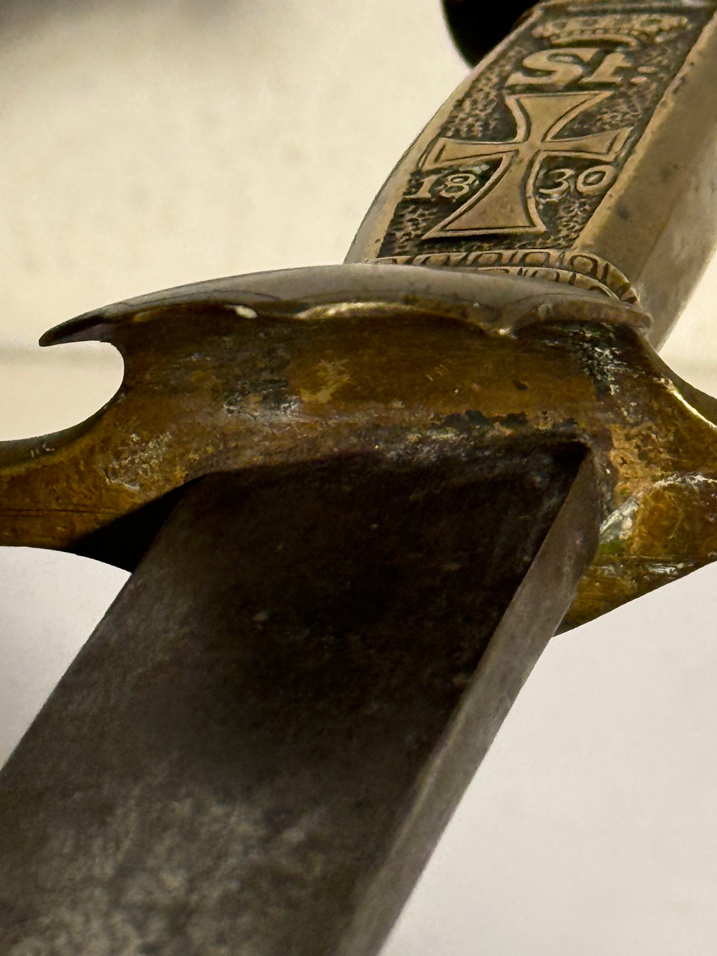Dansk Vestindisk militær Hirschfænger Model 1830