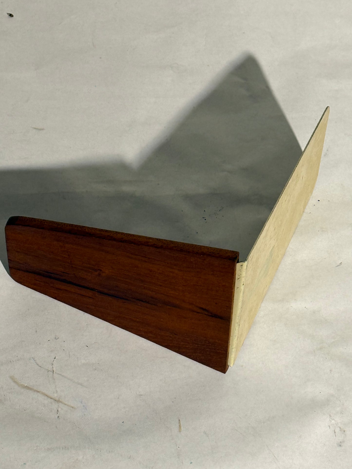 Vintage teak bogstøtte