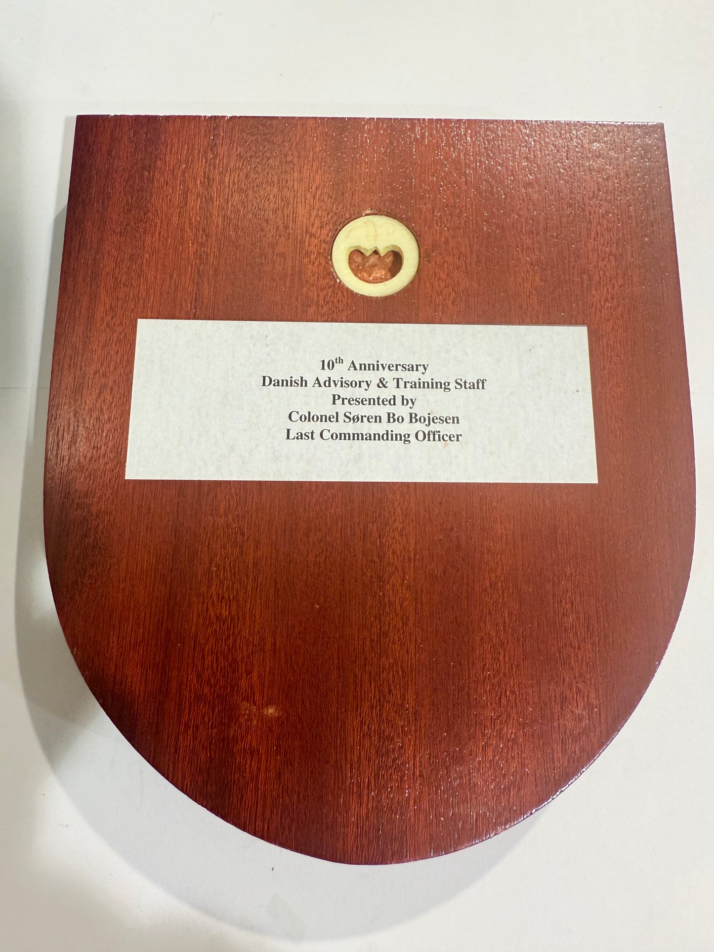 DATS shield / plaque.