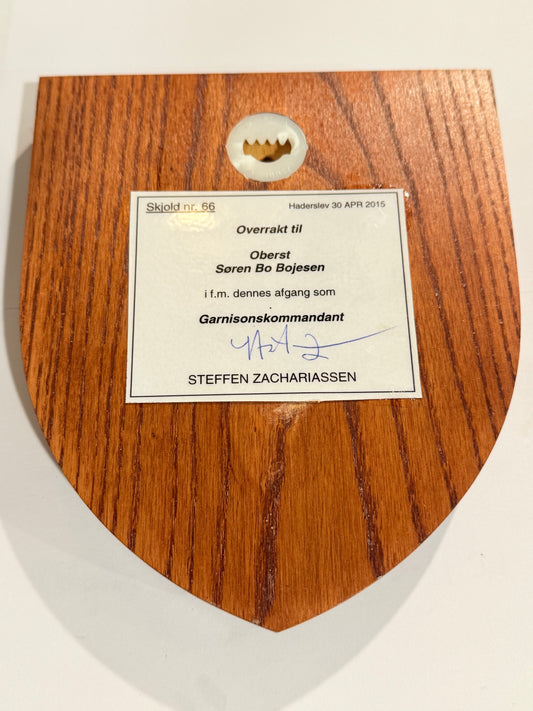 1.Hovedkvarters Bataljon skjold / plakette.