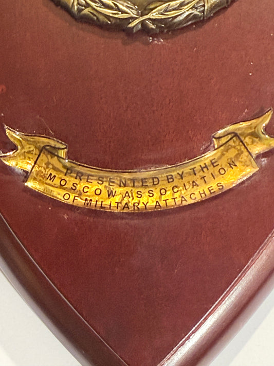 Moscow Ass. Of Military Attaches skjold / plakette.