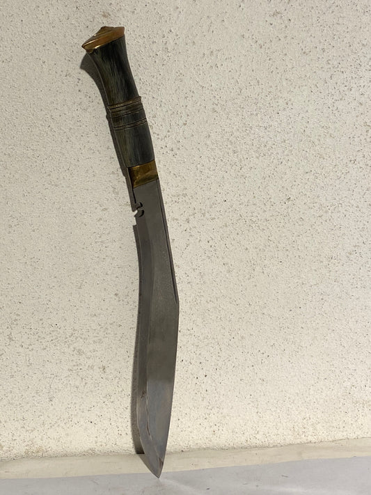 Ægte nepalesisk gurkha militær kukri-kniv. med royal proveniens