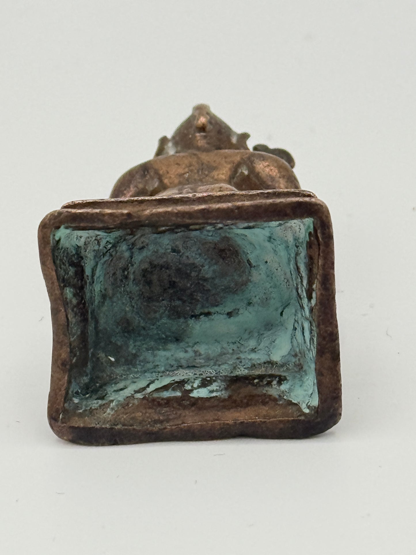 Antik Ramanuja bronze statue. Indien. Fra 17.-18. Århundrede