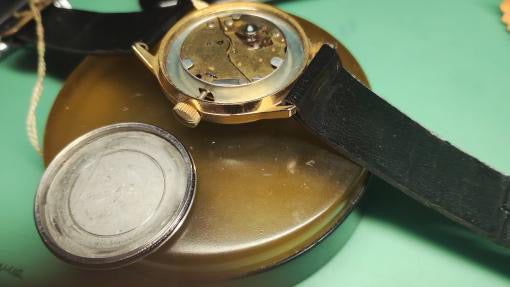 Vintage SD orange manuelt armbåndsur. Fra 1970erne.