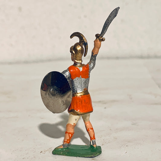 Antique Heyde tin soldier, Roman legionary, from the early 1900s.
