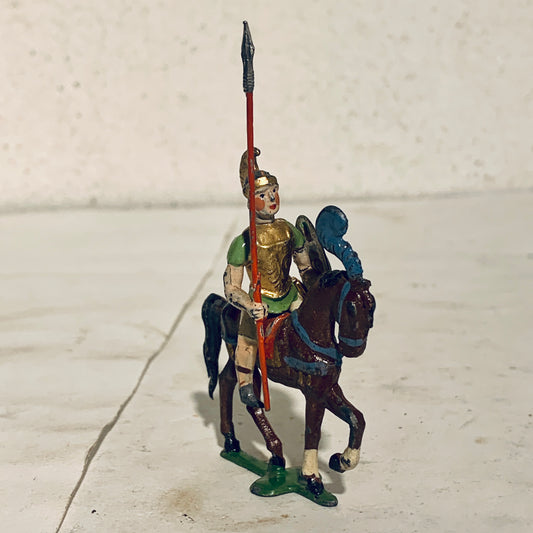 Antique Heyde tin soldier, Roman cavalry, from the beginning of the 20th century.