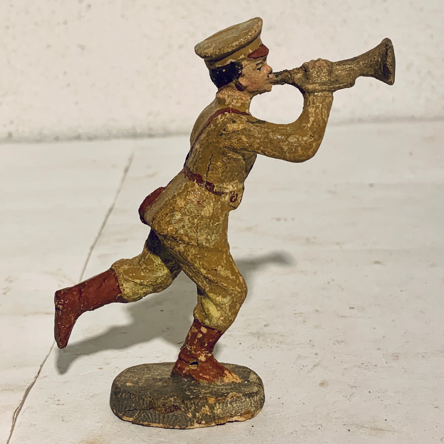 Elastolin, Stor engelsk WW1 soldat 10cm serien, fra 1920/30érne.