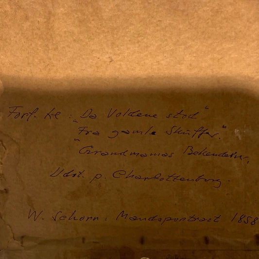 Wilhelm Schorn Blyantstegning