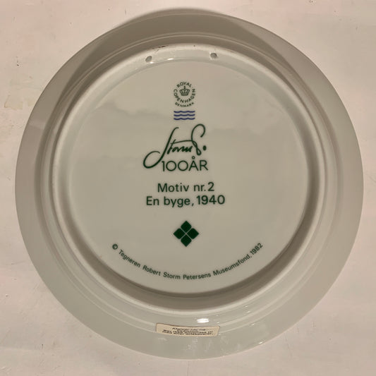 Storm P. 100th anniversary plate, Royal Copenhagen.