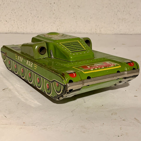 Vintage blik legetøjs tank, fra 1950/60/70érne