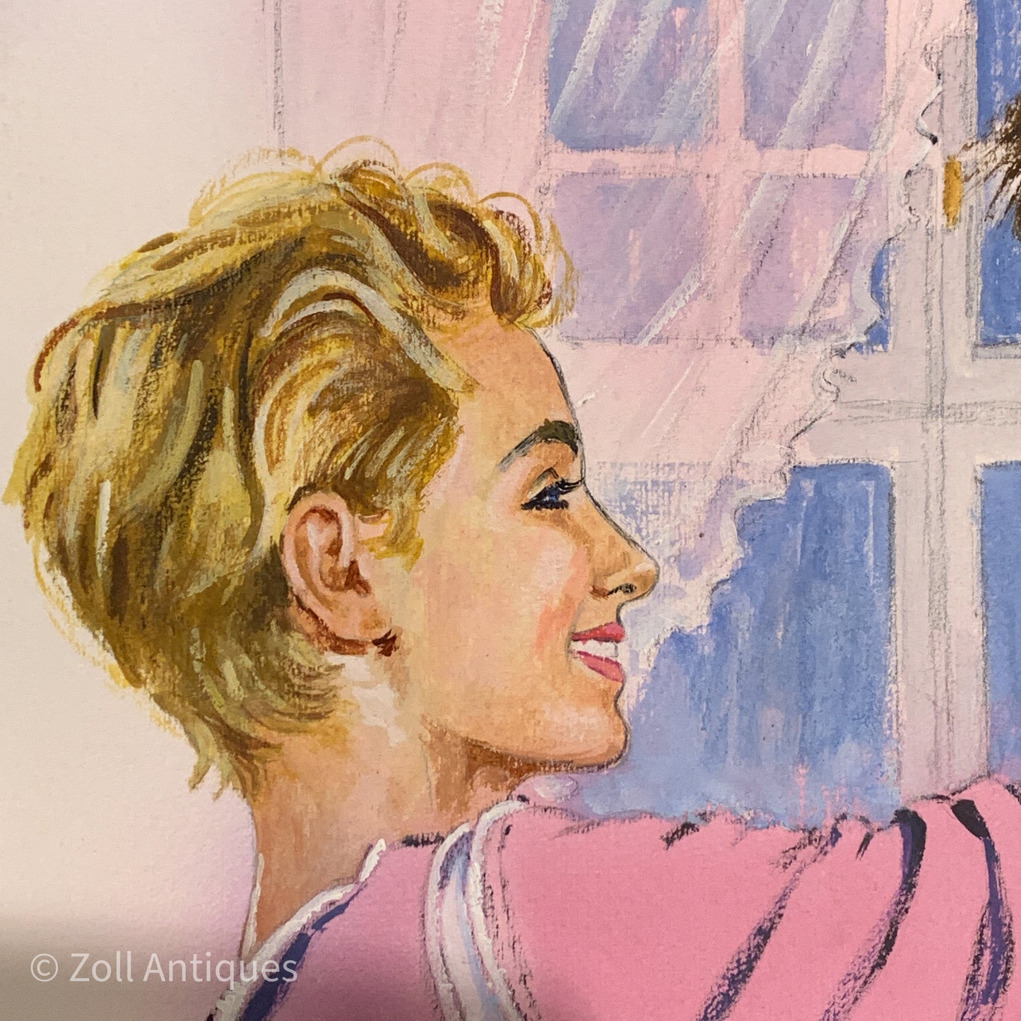 Mogens Amdi Thorsen. Gouache på papir