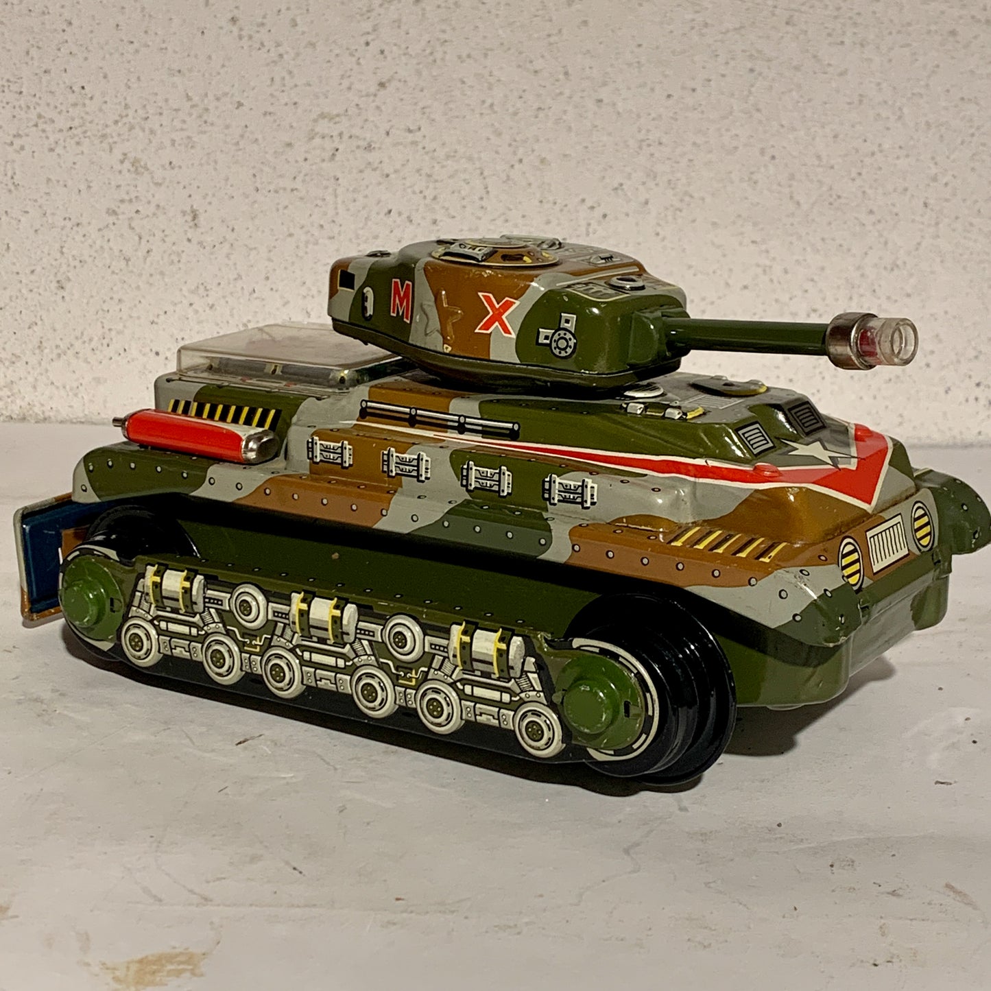 Vintage Japan blik legetøjs tank, fra 1950/60/70érne