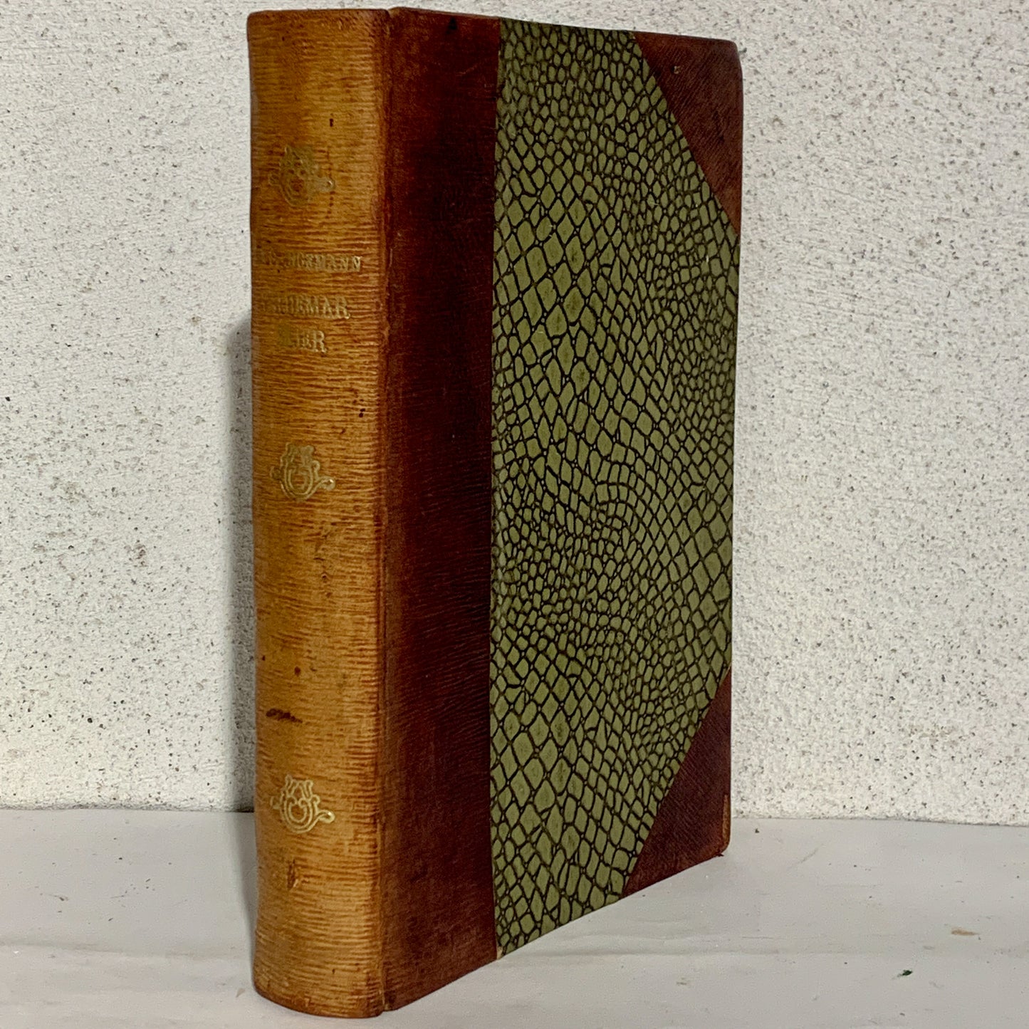 Antique book, Valdemar Seier by BS Ingemann, from 1896.
