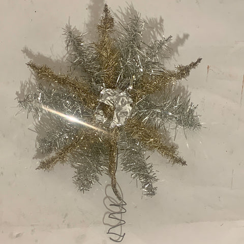 Gammelt julepynt, Topstjerne til juletræet. fra midt 1900 tallet.