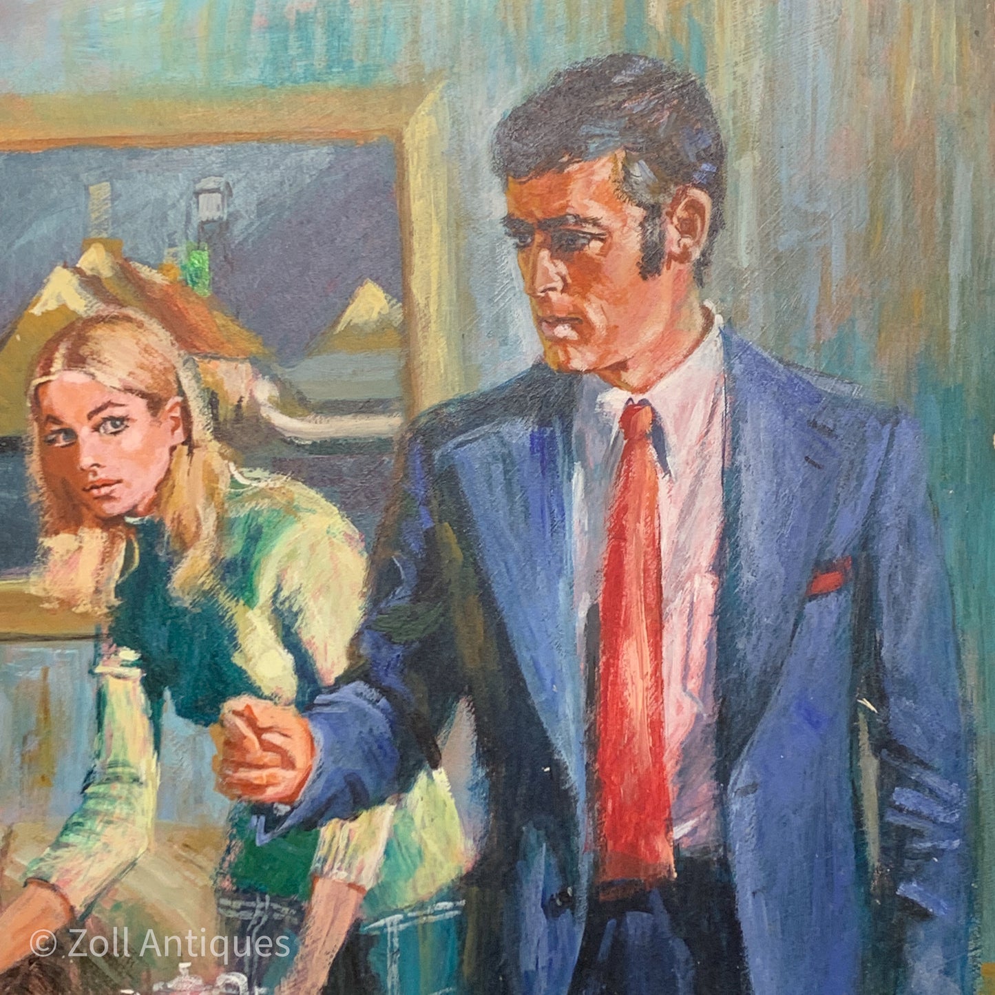 Mogens Amdi Thorsen. Gouache on paper